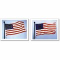 Ss Collectibles 2-.5 ft. X 4 ft. Sun-Glo U.S. Flag, Dyed SS2198746